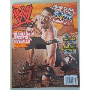 Lot Of 4 WWE Magazine's